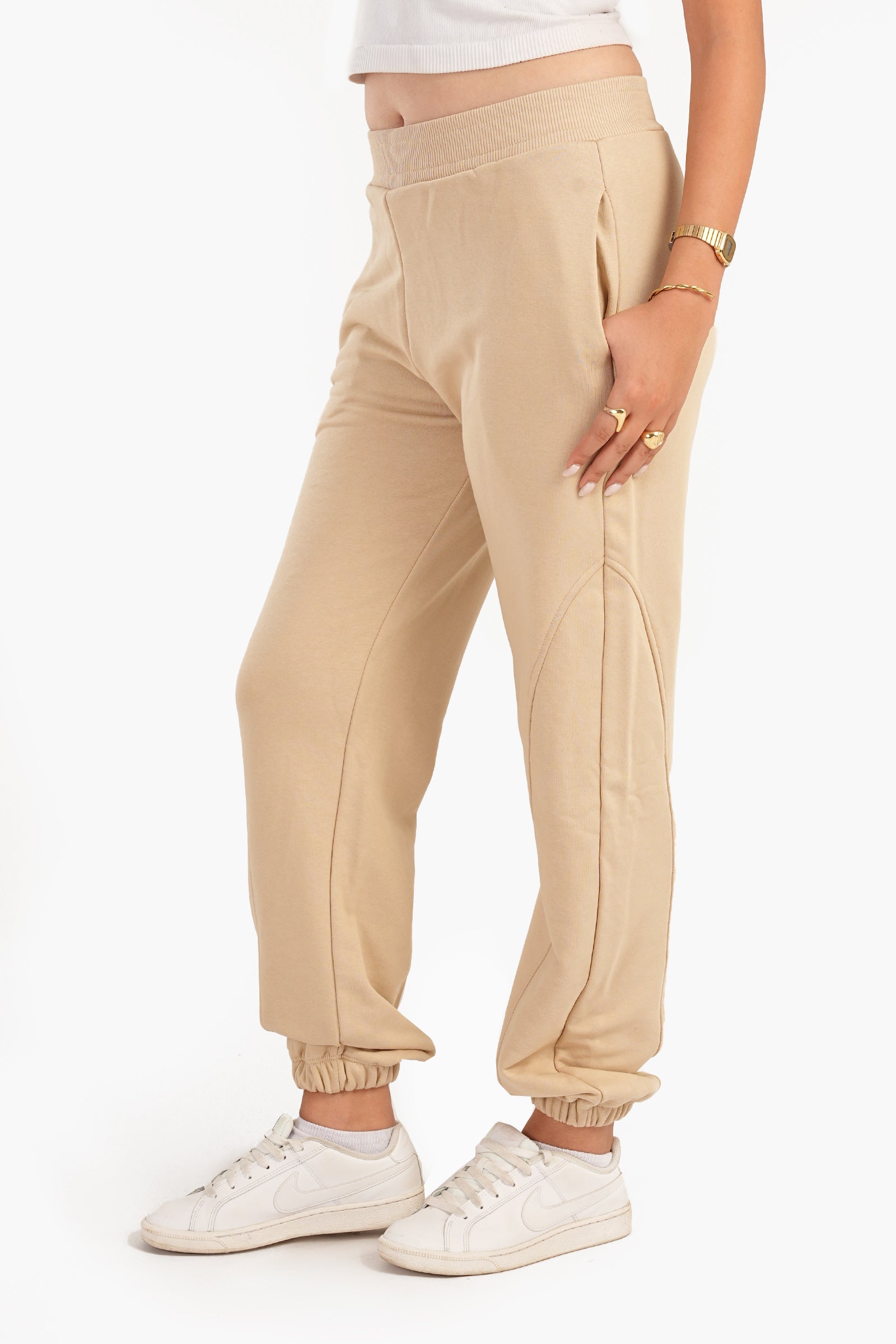 Milton Beige Lounge Pants