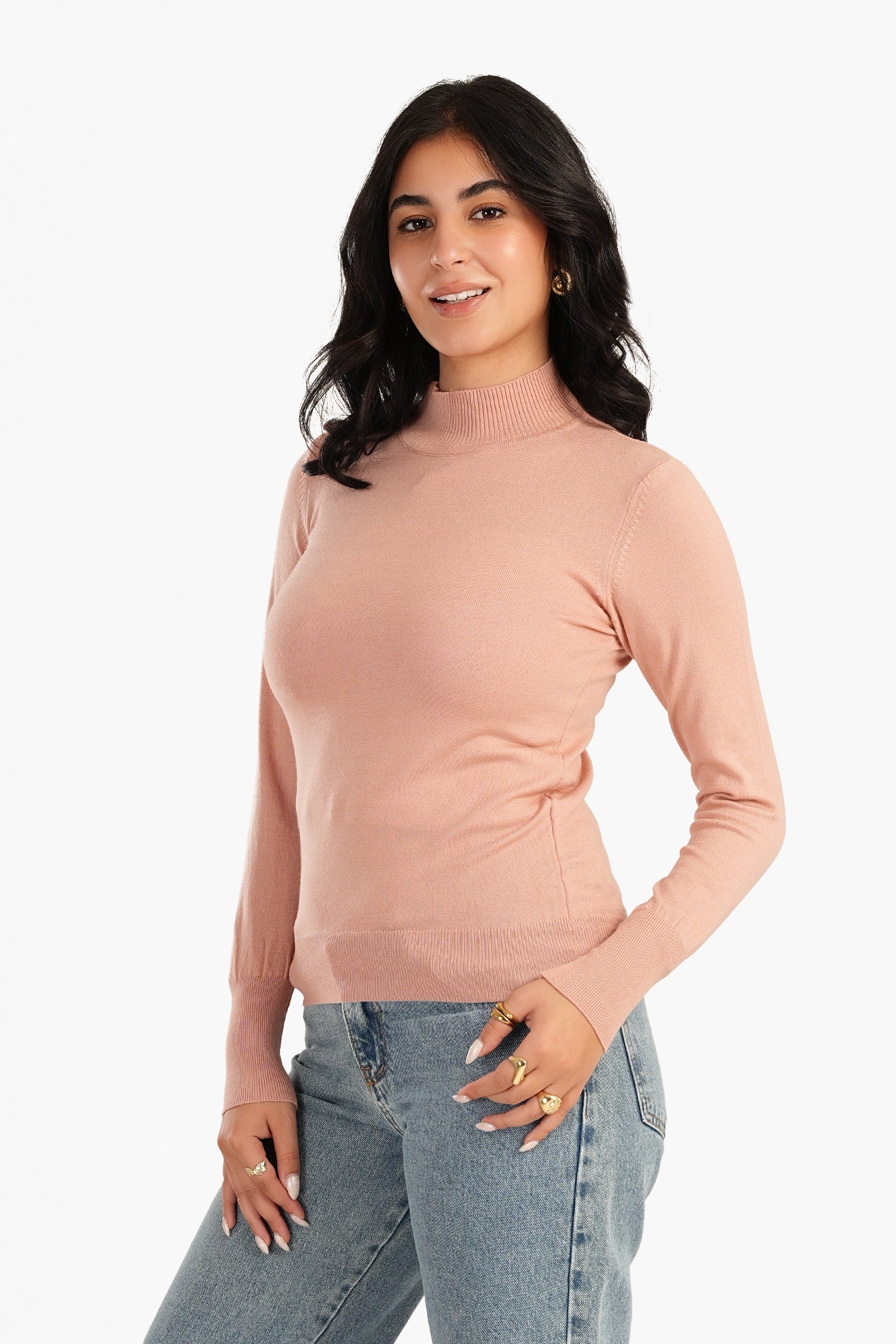 Pullover with Buttoned Shoulder