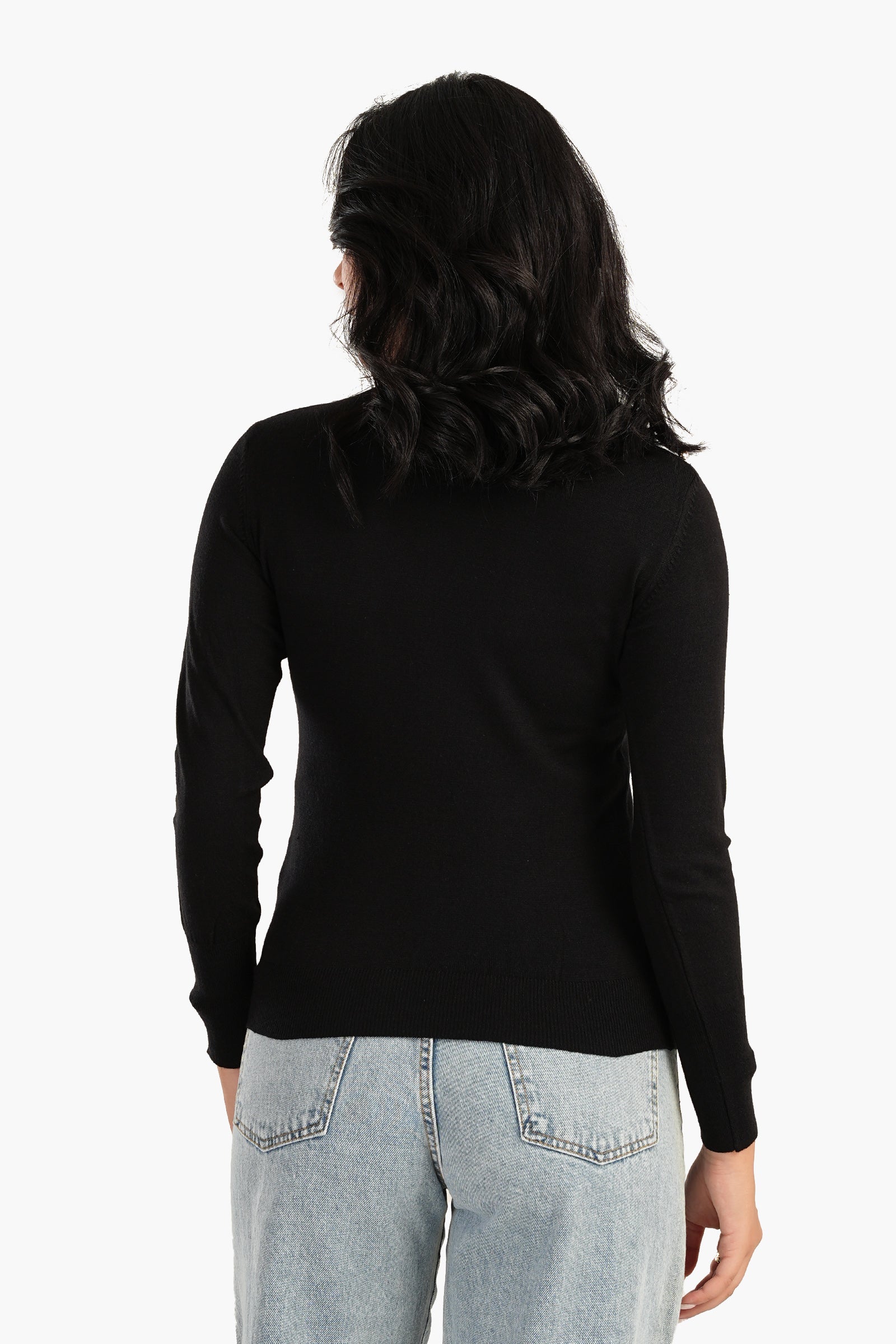 Pullover with Buttoned Shoulder