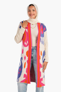 Knit Colorful Cardigan