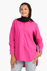 Asymmetrical Long Sleeves Shirt