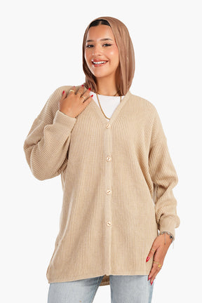 Trico Dropped Shoulder Cardigan