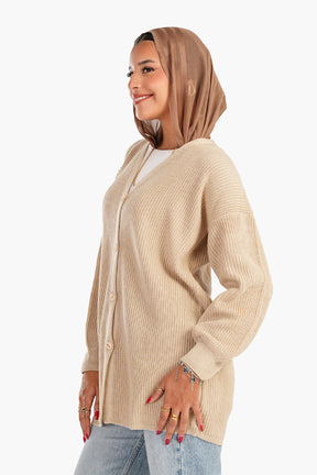 Trico Dropped Shoulder Cardigan