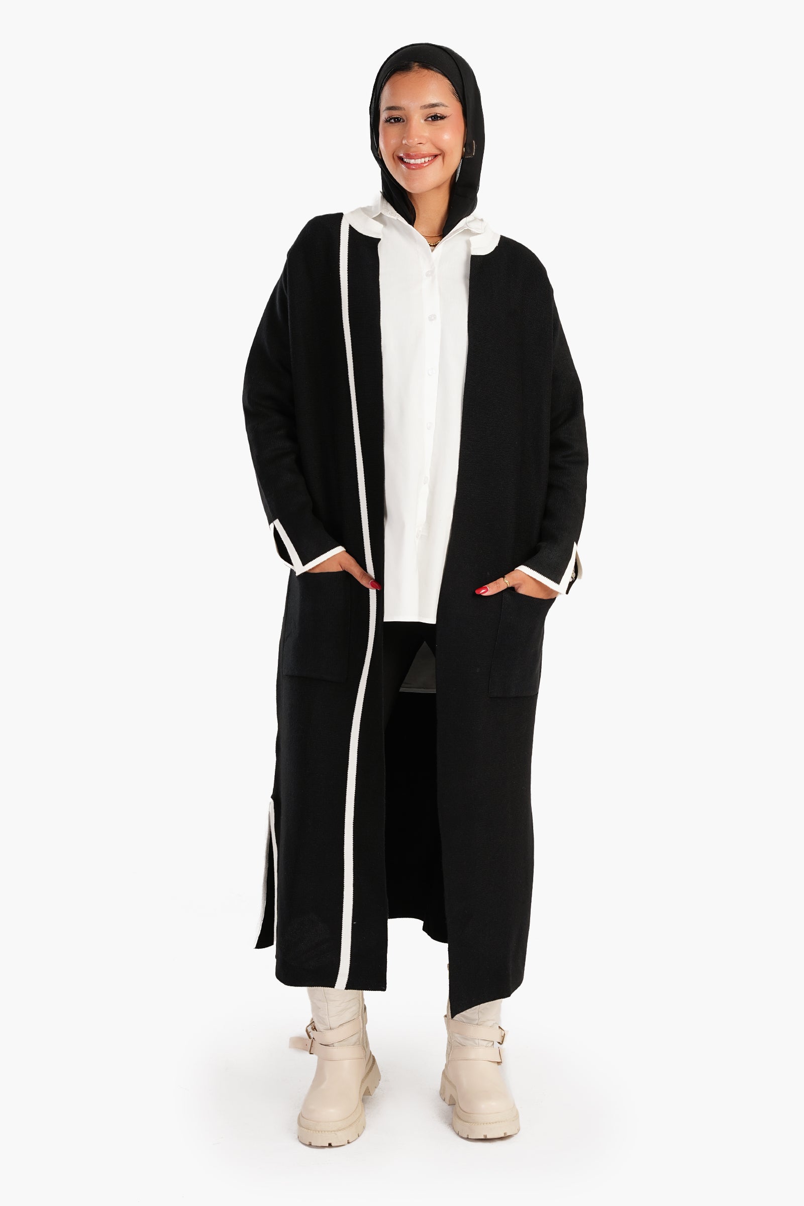 Black Trico Cardigan