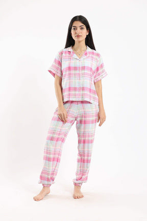 Checkered Pyjama Pants - Carina - كارينا