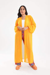 Chiffon Kimono with Side Slits - Carina - كارينا