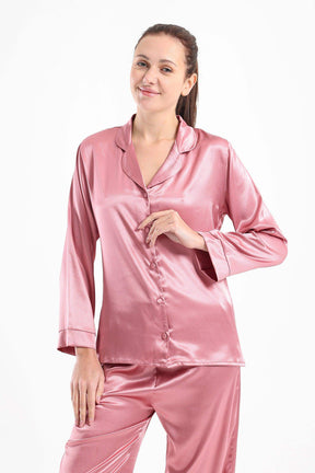 Classic Satin Pyjama Set - Carina - كارينا