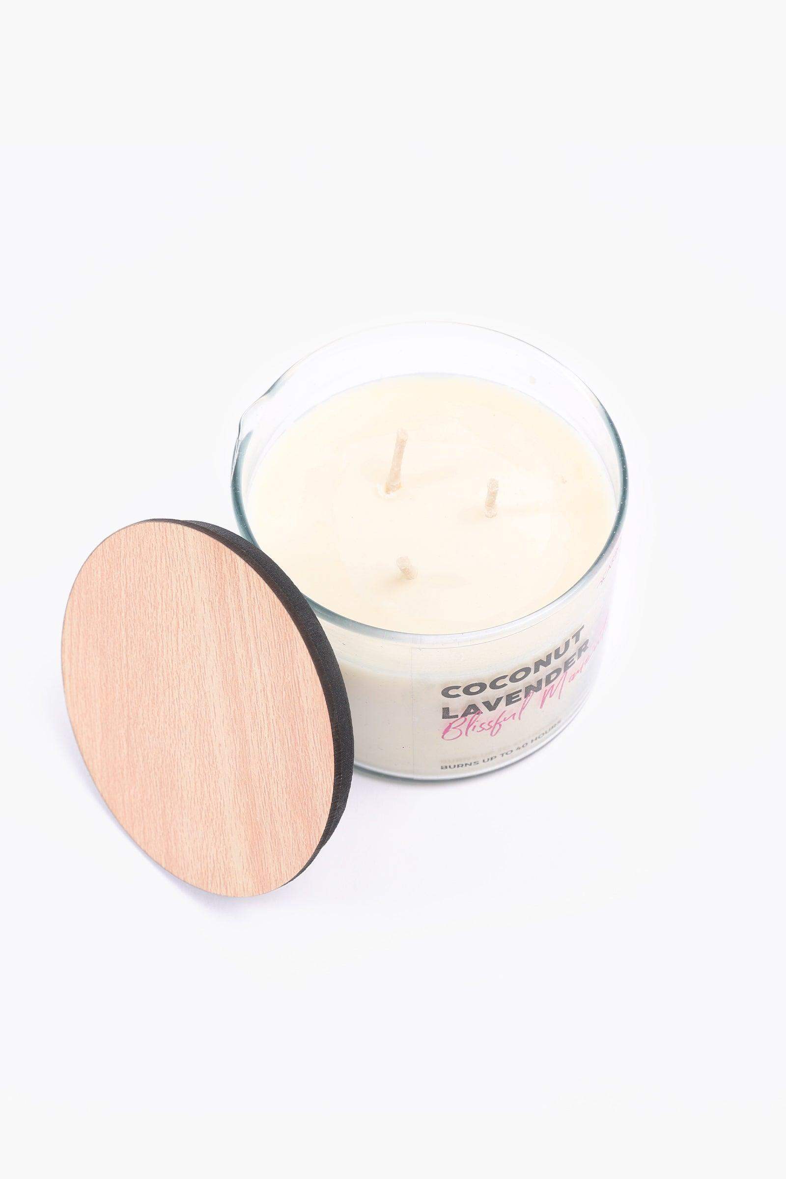 Coconut Lavender Candle - 400ml - Carina - كارينا