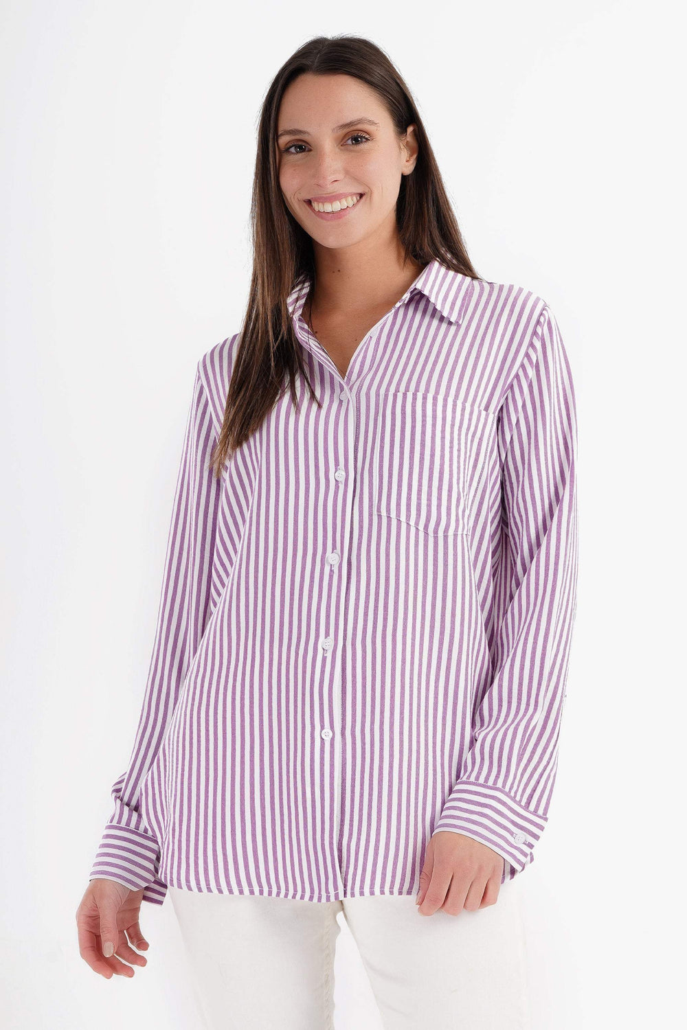 Collared Striped Shirt - Carina - كارينا