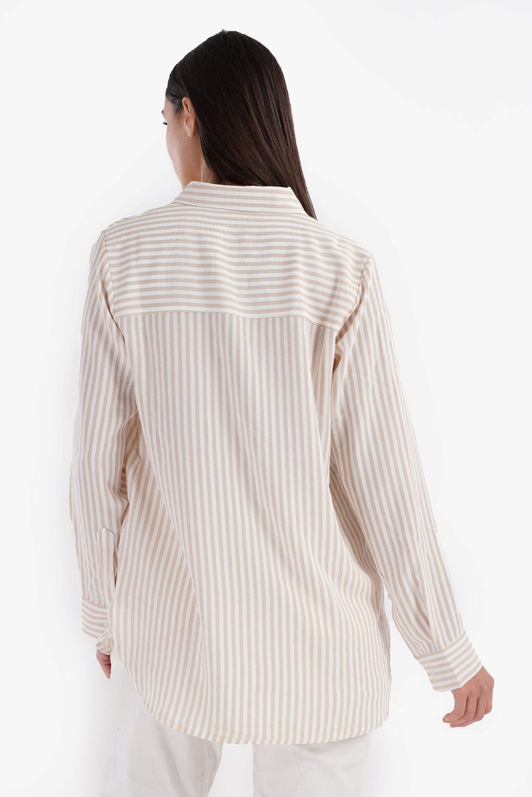 Collared Striped Shirt - Carina - كارينا