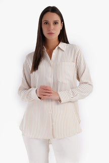 Collared Striped Shirt - Carina - كارينا