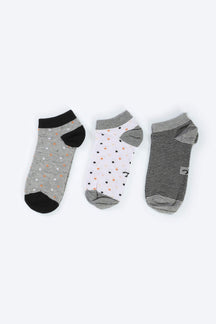 Colored Socks - 3 Pairs - Carina - كارينا