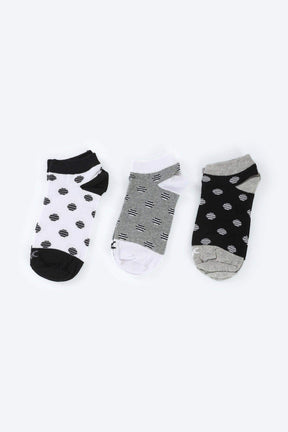 Colored Socks - 3 Pairs - Carina - كارينا