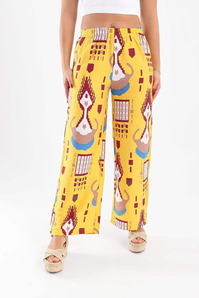 Colorful Boho Print Pants - Carina - كارينا