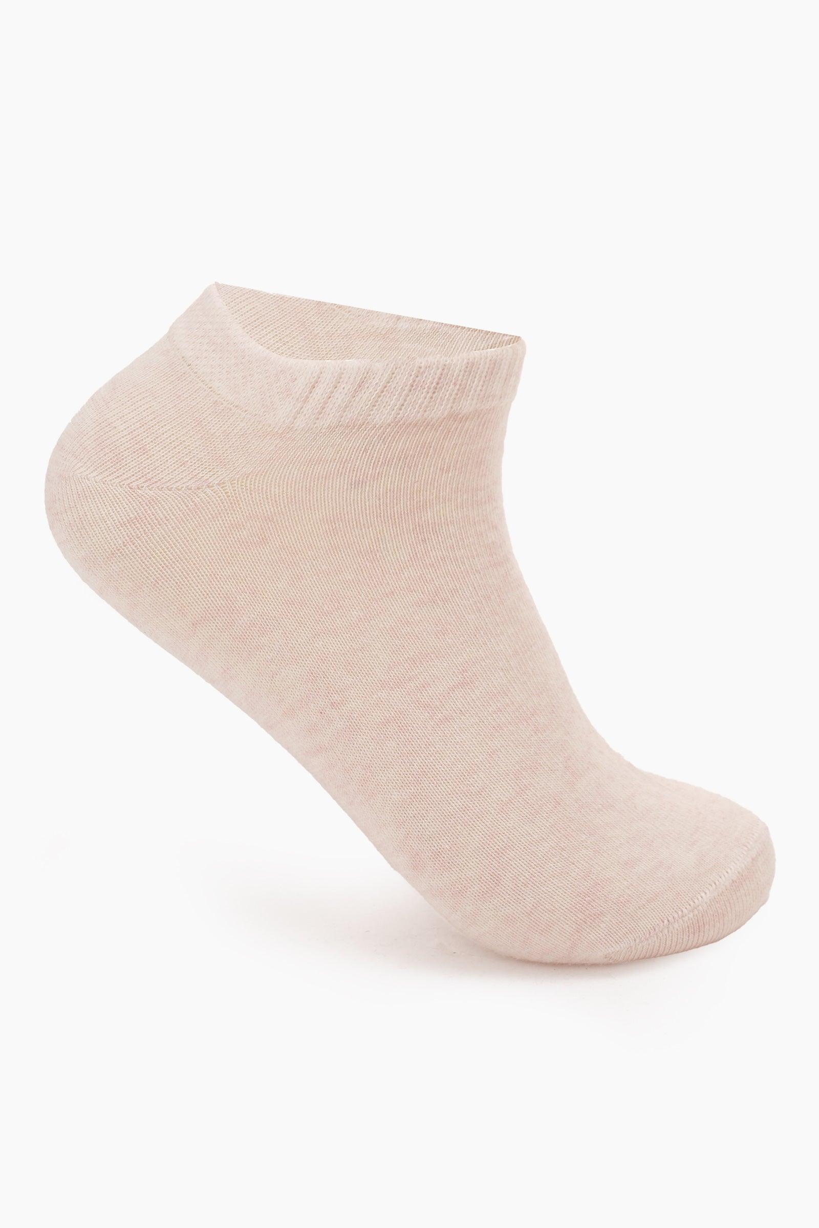 Cotton Ankle Socks - 5 Pairs - Carina - كارينا