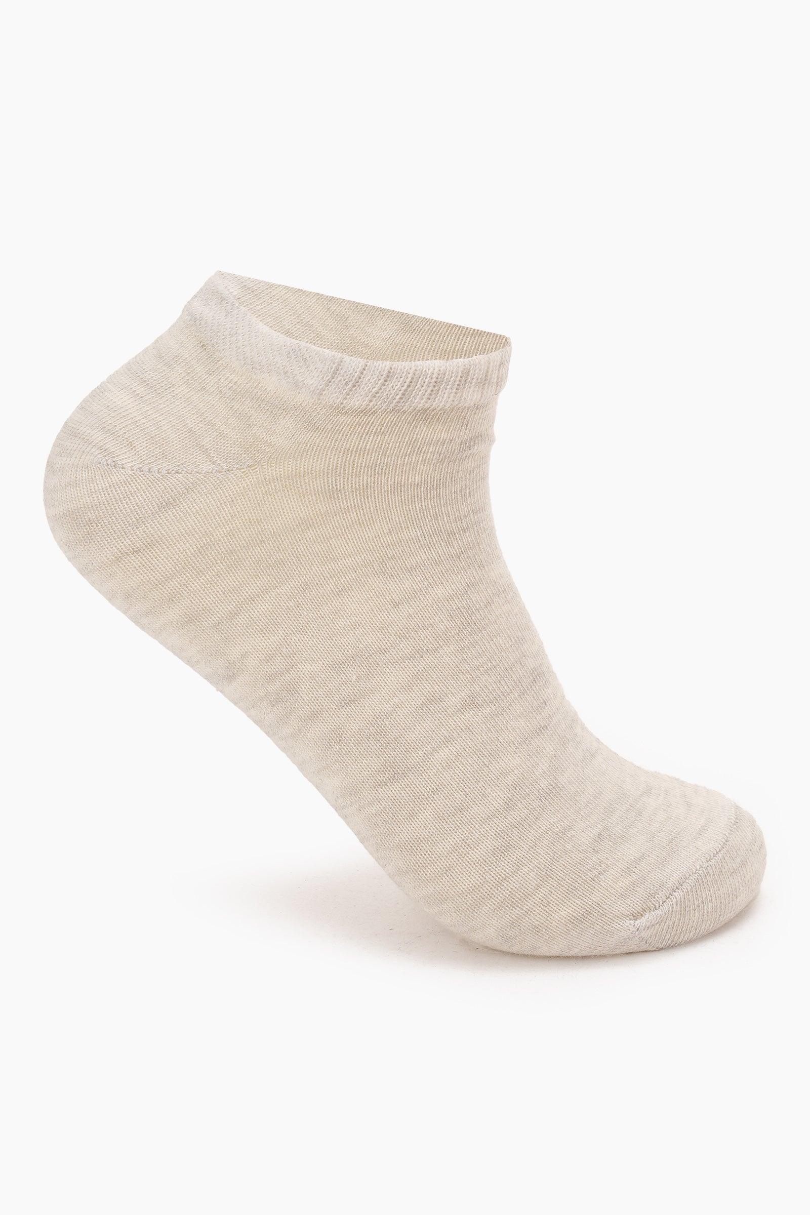 Cotton Ankle Socks - 5 Pairs - Carina - كارينا