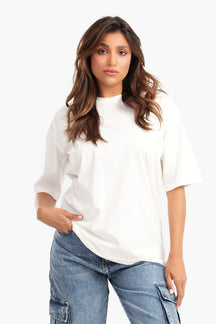 Cotton Comfy Basic T-Shirt - Carina - كارينا