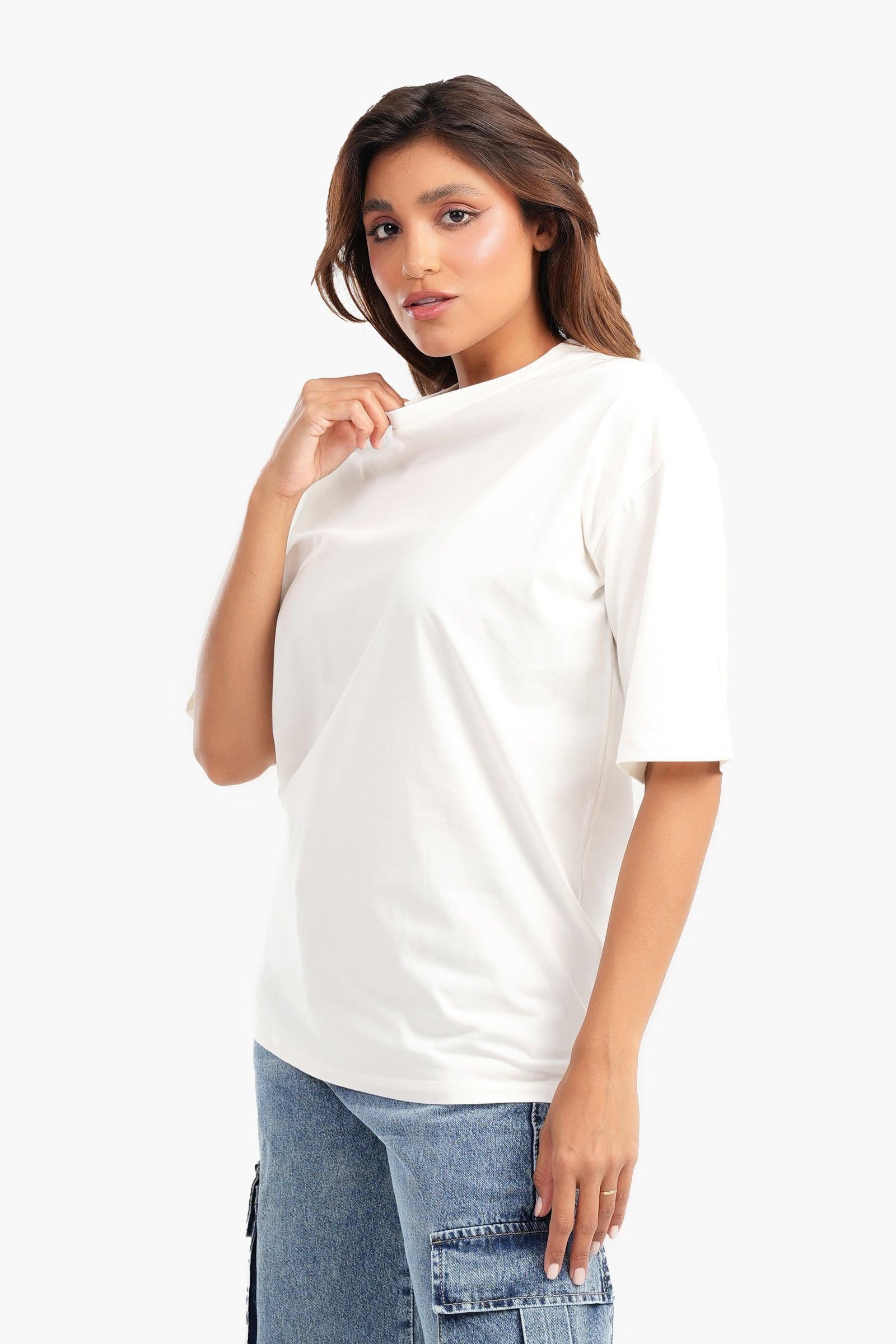 Cotton Comfy Basic T-Shirt - Carina - كارينا