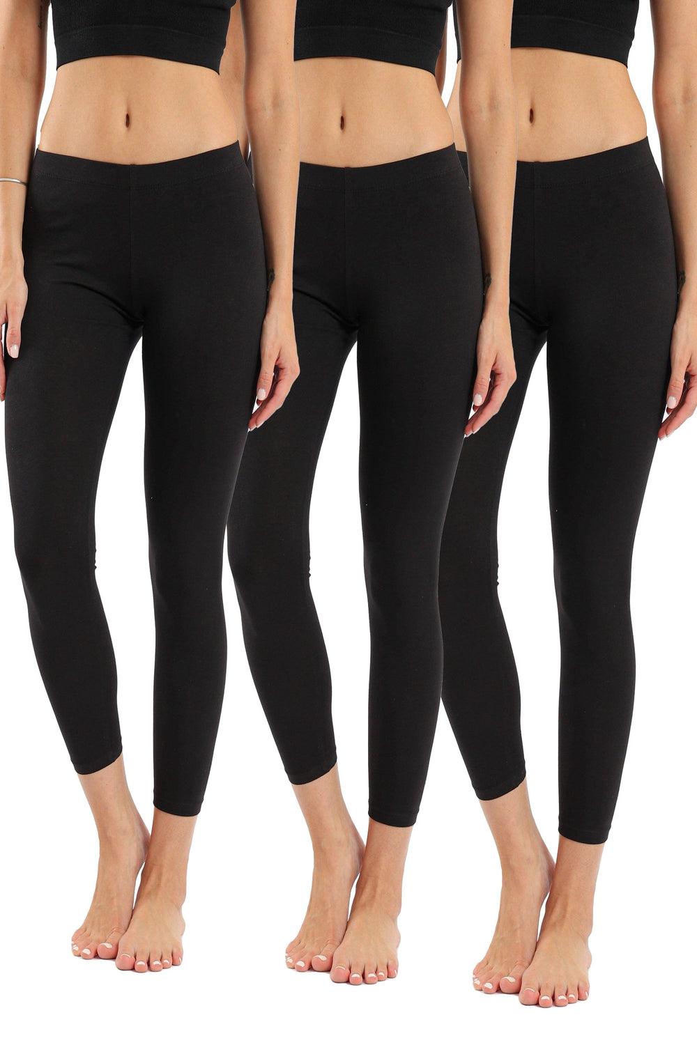 Cotton Leggings (Pack of 3) - Carina - كارينا