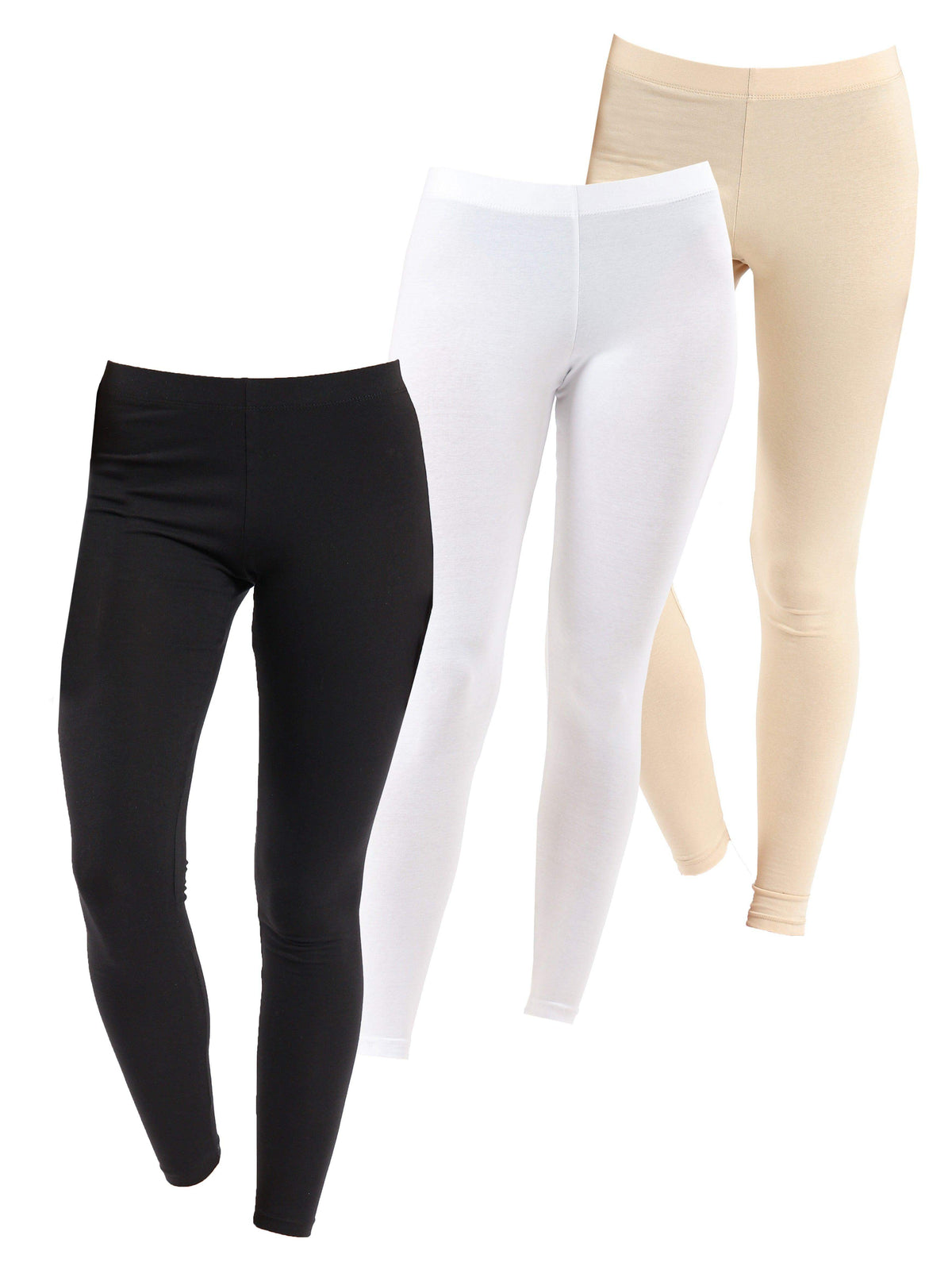 Cotton Leggings (Pack of 3) - Carina - كارينا
