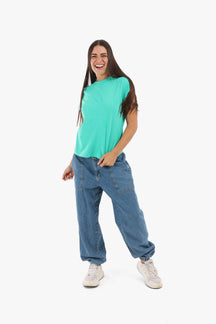 Cotton Regular Fit T-Shirt - Carina - كارينا