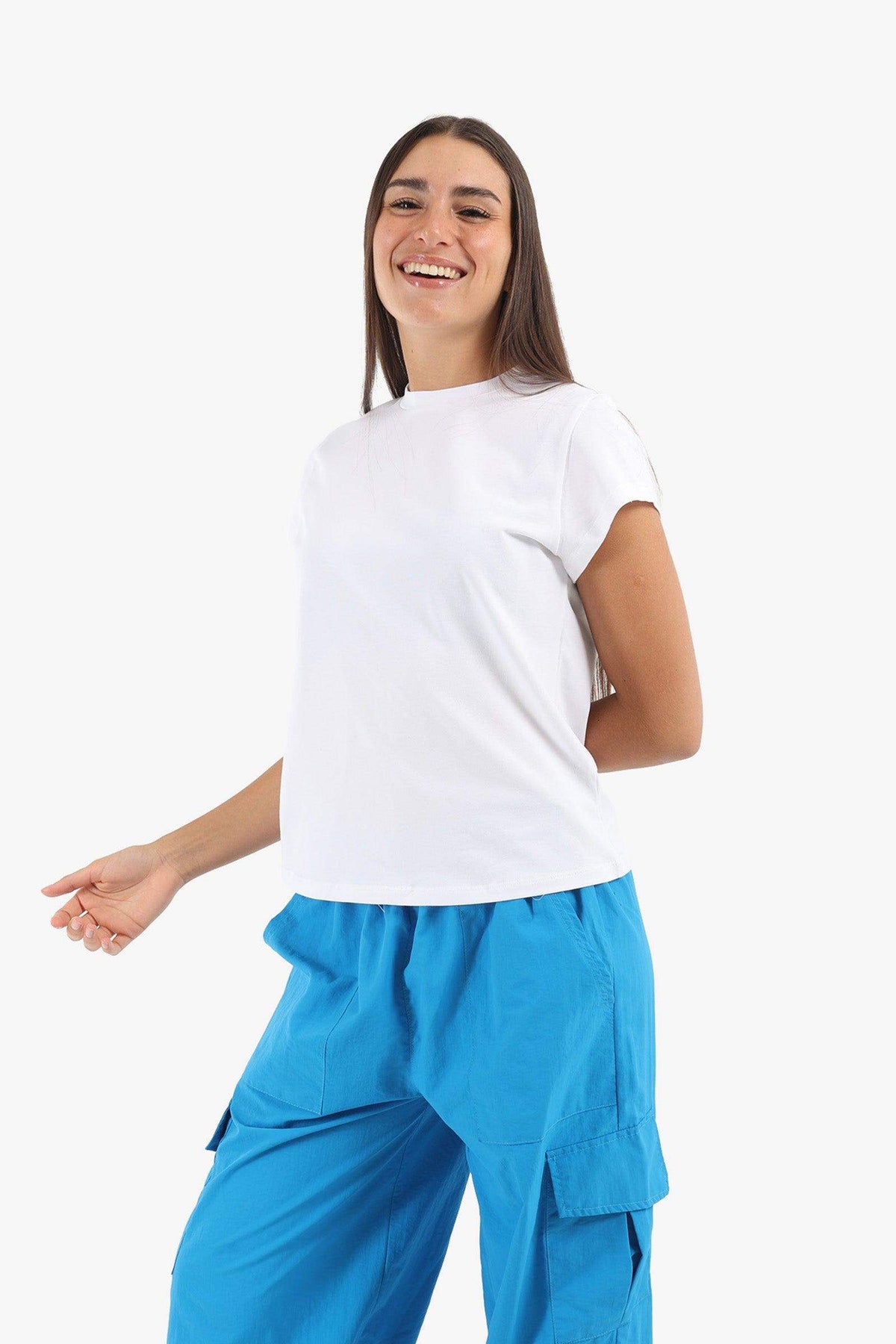 Cotton Regular Fit T-Shirt - Carina - كارينا