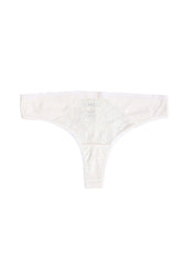 Cotton Thong Panty with Lace - Carina - كارينا