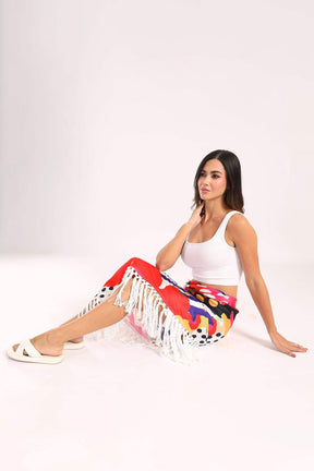 Cover Up Skirt with Fringes - Carina - كارينا