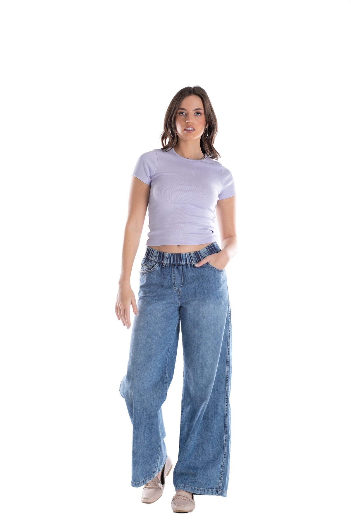 Crew Neck Cropped Top - Carina - كارينا