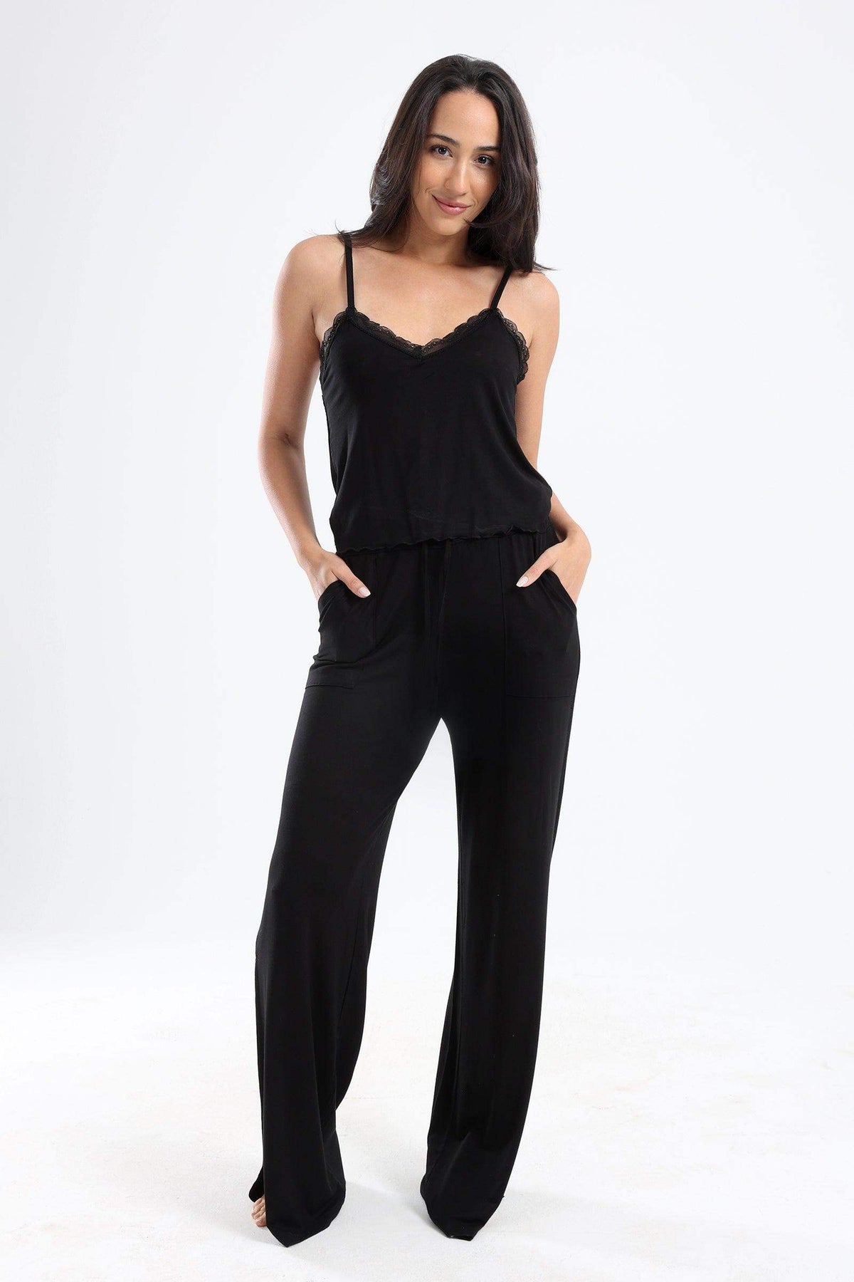 Crisscross Back Pyjama Set - Carina - كارينا