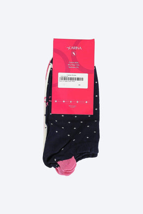 Dotted Colored Socks - 3 Pairs - Carina - كارينا