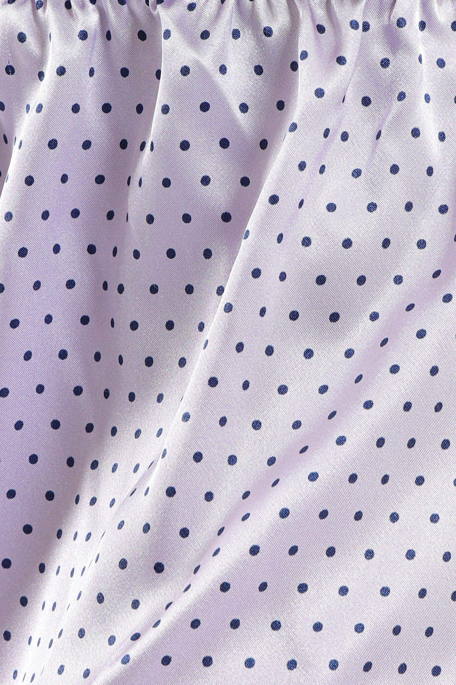 Dotted Satin Pyjama Set - Carina - كارينا