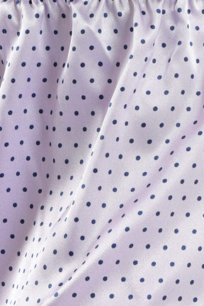 Dotted Satin Pyjama Set - Carina - كارينا