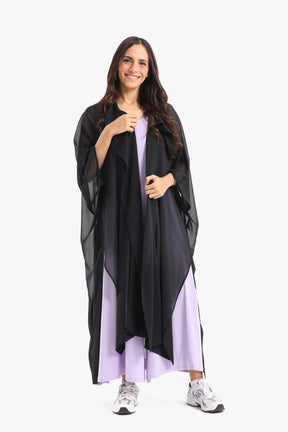 Draped Chiffon Kimono - Carina - كارينا