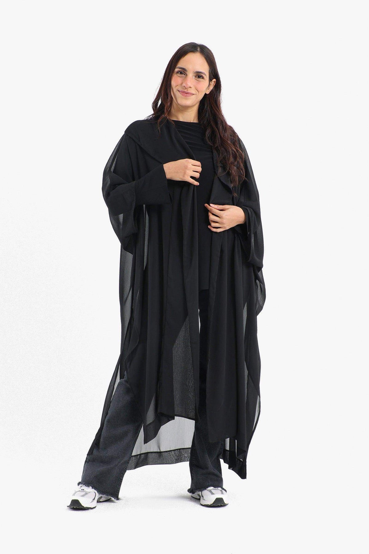 Draped Chiffon Kimono - Carina - كارينا