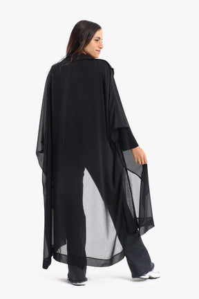 Draped Chiffon Kimono - Carina - كارينا