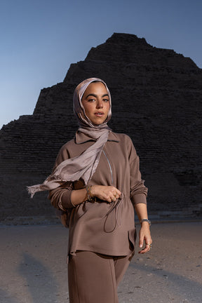 Half Zip-Up Lounge Sweatshirt