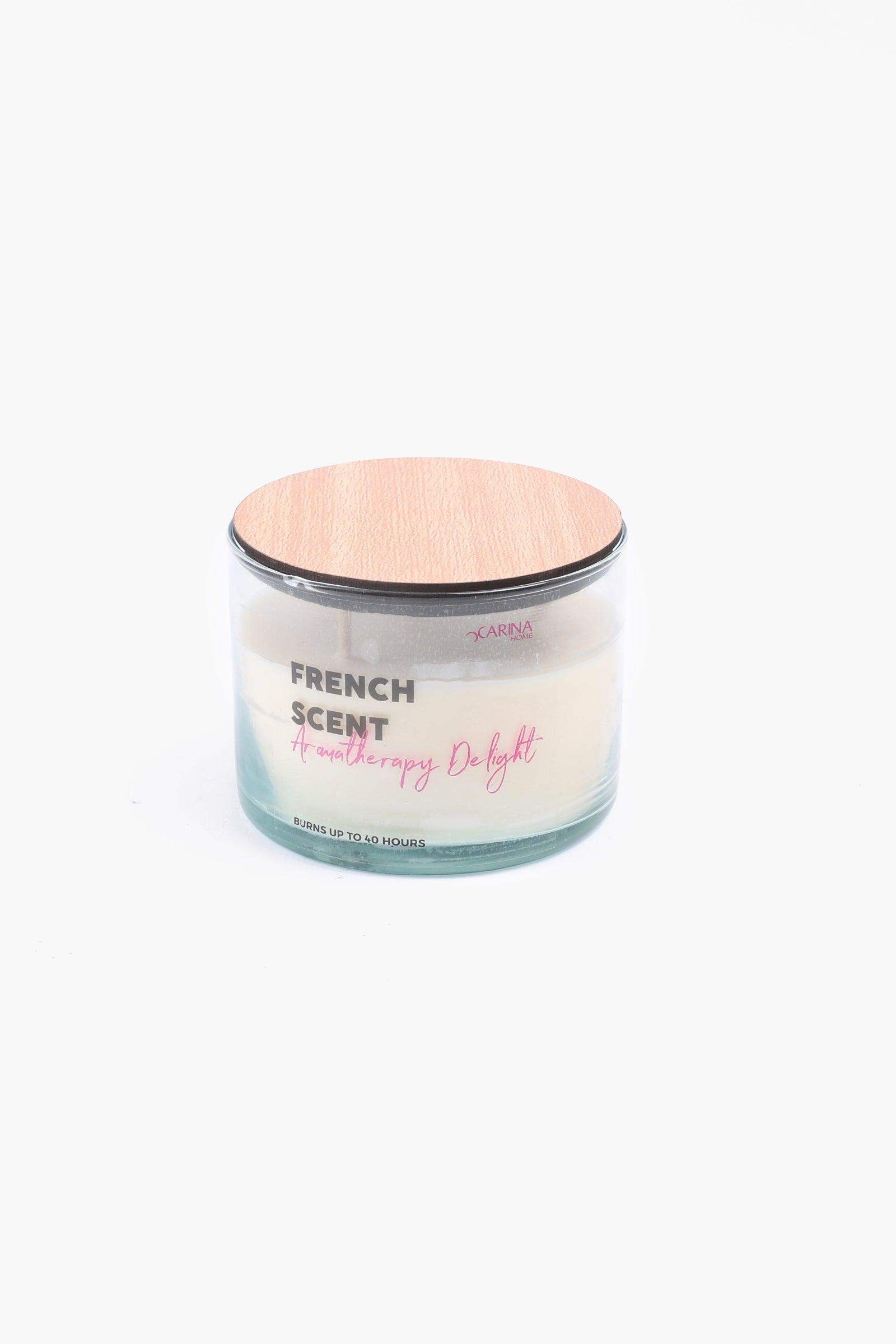 French Scent Candle - 400ml - Carina - كارينا