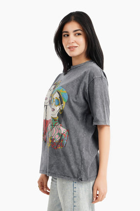 Front Graphic Lounge T-Shirt - Carina - كارينا