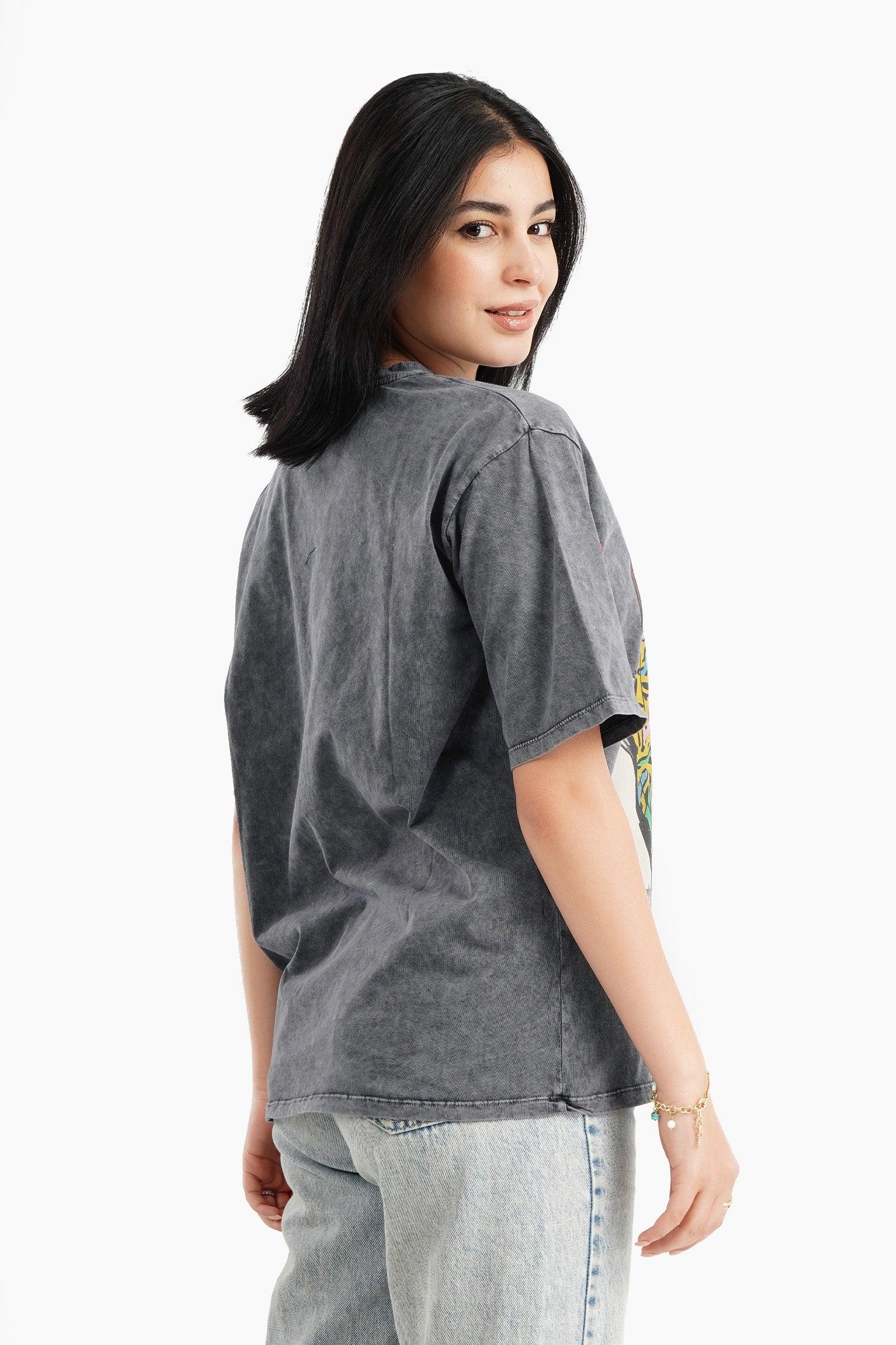 Front Graphic Lounge T-Shirt - Carina - كارينا