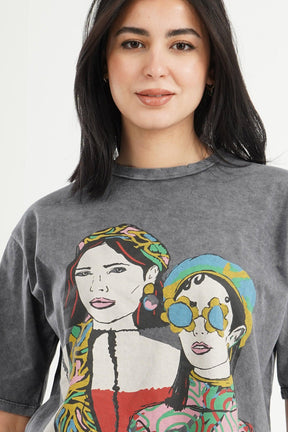 Front Graphic Lounge T-Shirt - Carina - كارينا