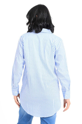Full Placket Striped Shirt - Carina - كارينا