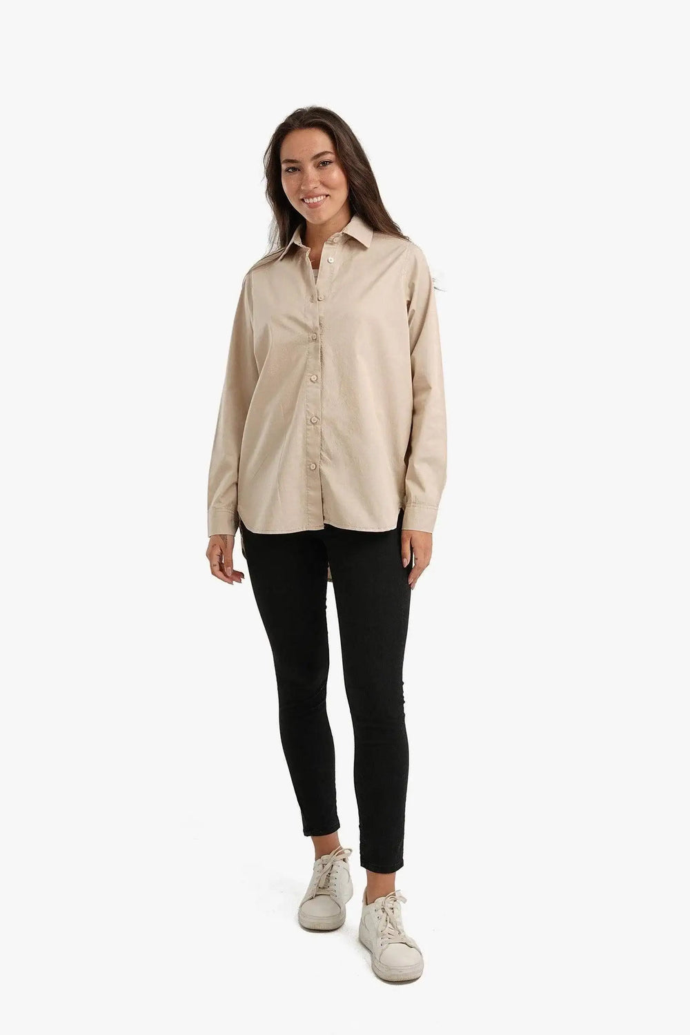 Gabardine Hip Length Shirt - Carina - كارينا