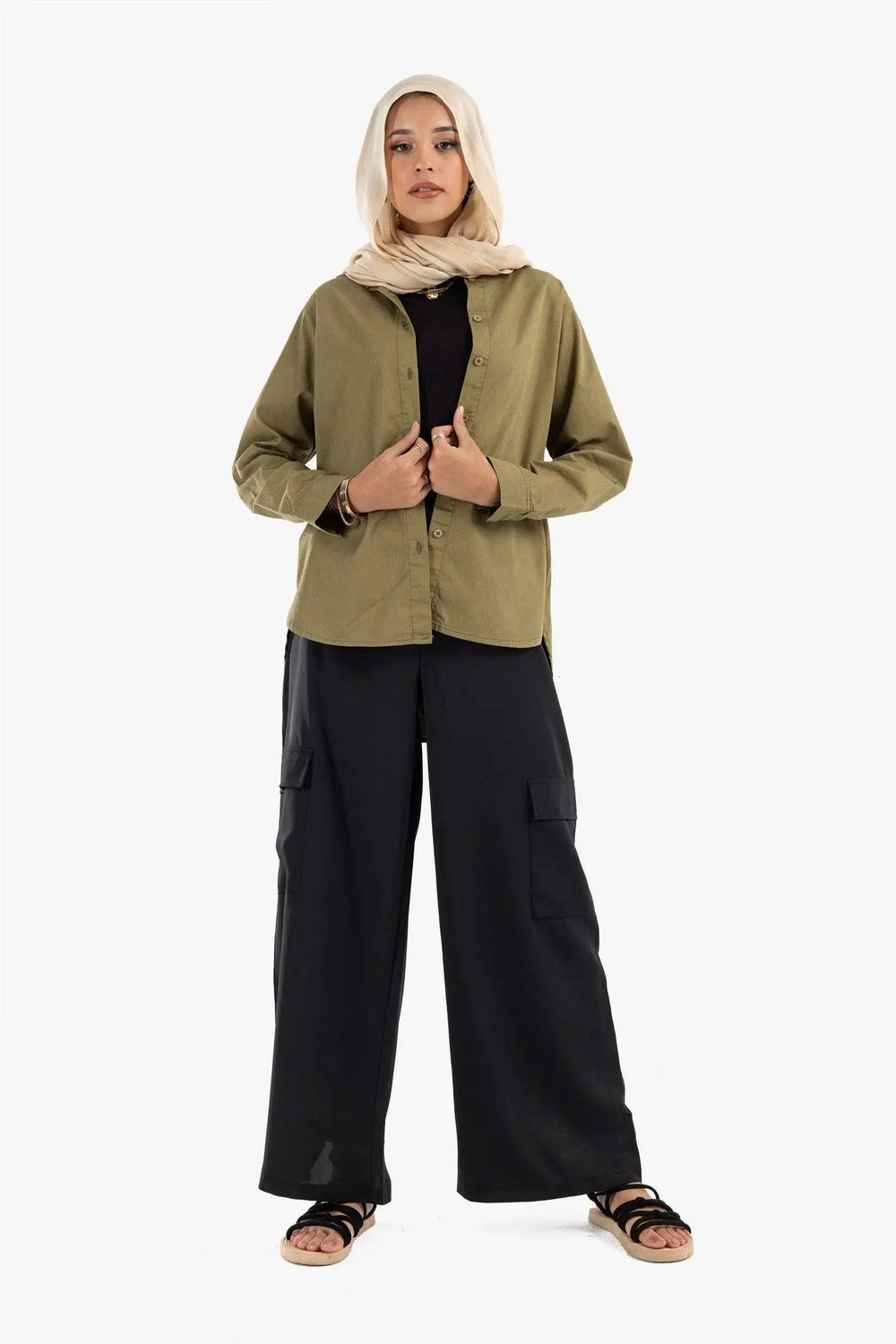 Gabardine Hip Length Shirt - Carina - كارينا