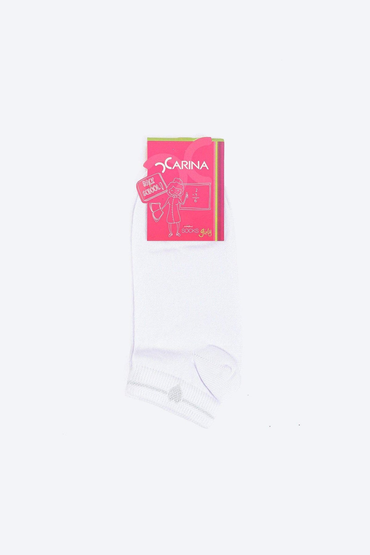 Girly Cotton Socks - 1 Pair - Carina - كارينا