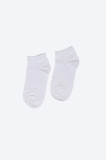 Girly White Socks - 1 Pair - Carina - كارينا