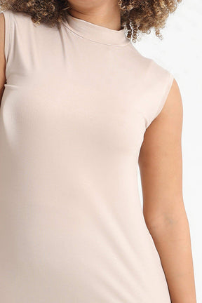 High Neck Sleeveless Top - Carina - كارينا