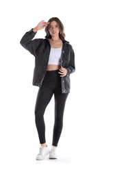 Hooded Denim Jacket - Carina - كارينا