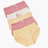 Pack of 5 Girly Brief Panties - Carina - كارينا