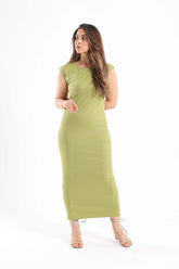 Jersey Sleeveless Midi Dress - Carina - كارينا